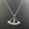Punk Style Alien Spaceship Necklace: Trendy European and American Streetwear