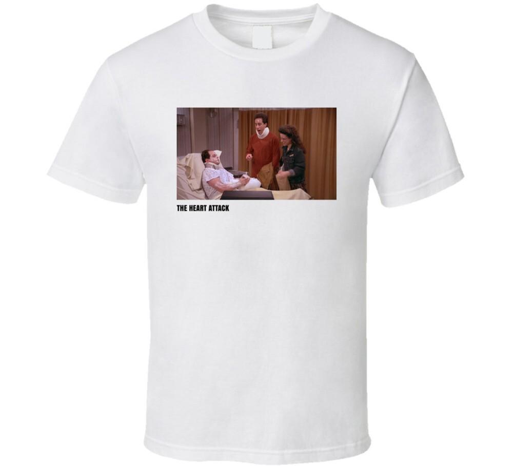 

Seinfeld Episode Title The Heart Attack Tv Show Fan T Shirt Unisex T-Shirt XXXXL