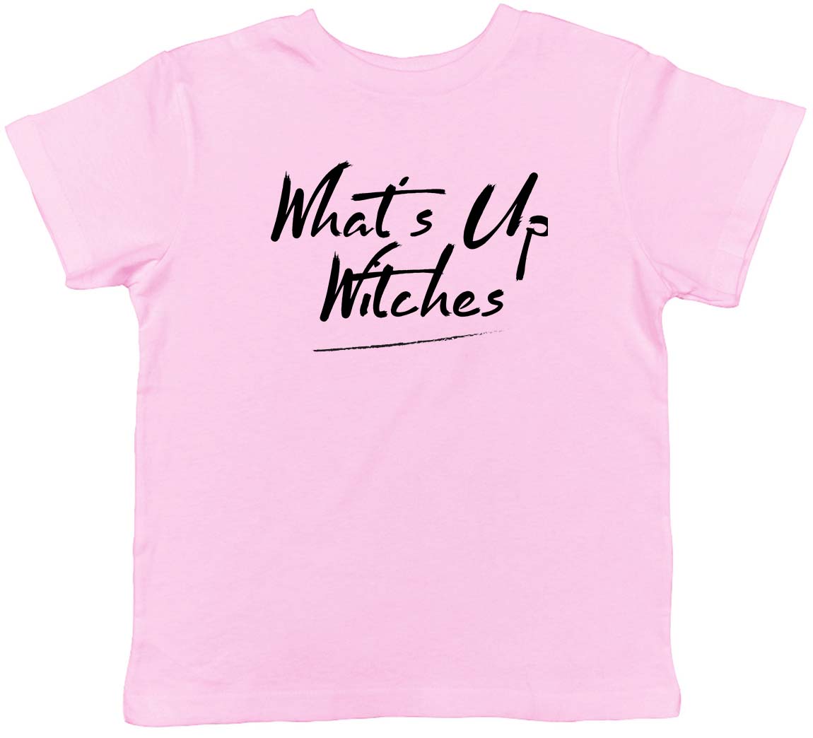 What s Up Witches Funny Halloween Childrens Kids T-Shirt Boys Girls 100