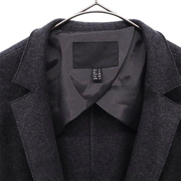 ICB Wool Tailored Jacket 9 Gray Women Used