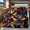 Elephant Family Affirmations Blanket Personalized Name Soft Comfortable Stylish Blanket Car Blanket Perfect For Travel Camping Outdoor Home Suitable