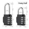 Honggong Outdoor Waterproof 4-Digit Password Padlock