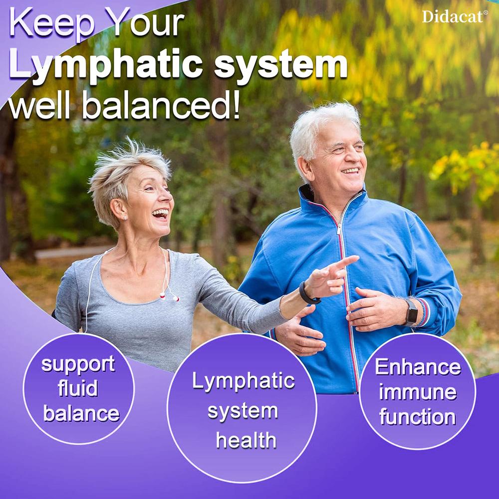 Lymphatische Kräutermischung Nahrungsergänzungsmittel Kapseln, 1390 mg pro Portion, 120 Kapseln, Mehrkräuter-Komplex-Formel
