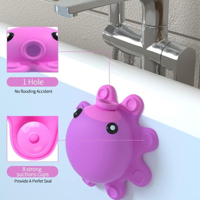 Tappo di scarico di troppopieno per vasca da bagno in silicone a forma di pipistrello per vasche più profonde Bagno Spa
