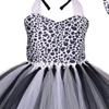 Kids Animal Ears Headband Tie Tail Tutu Dress Set Cosplay Halloween Costume Birthday Party Gift Hair Band Christmas Prop