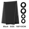 Folding Lounge Chair Black Teslin Mesh Replacement Fabric Wide Thickened Beach Nap Chair Accessories
