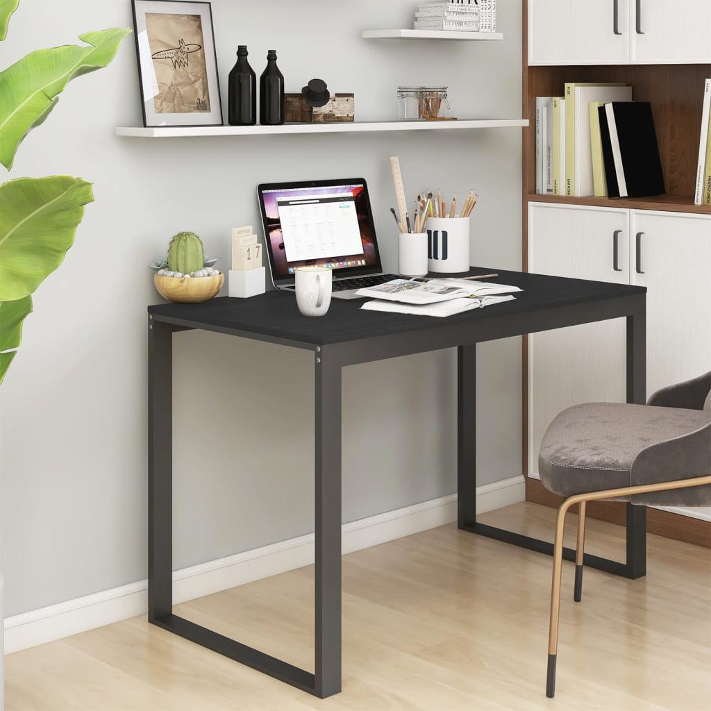 Computer Desk Black 110 x 60 x 73 cm Engineered Wood