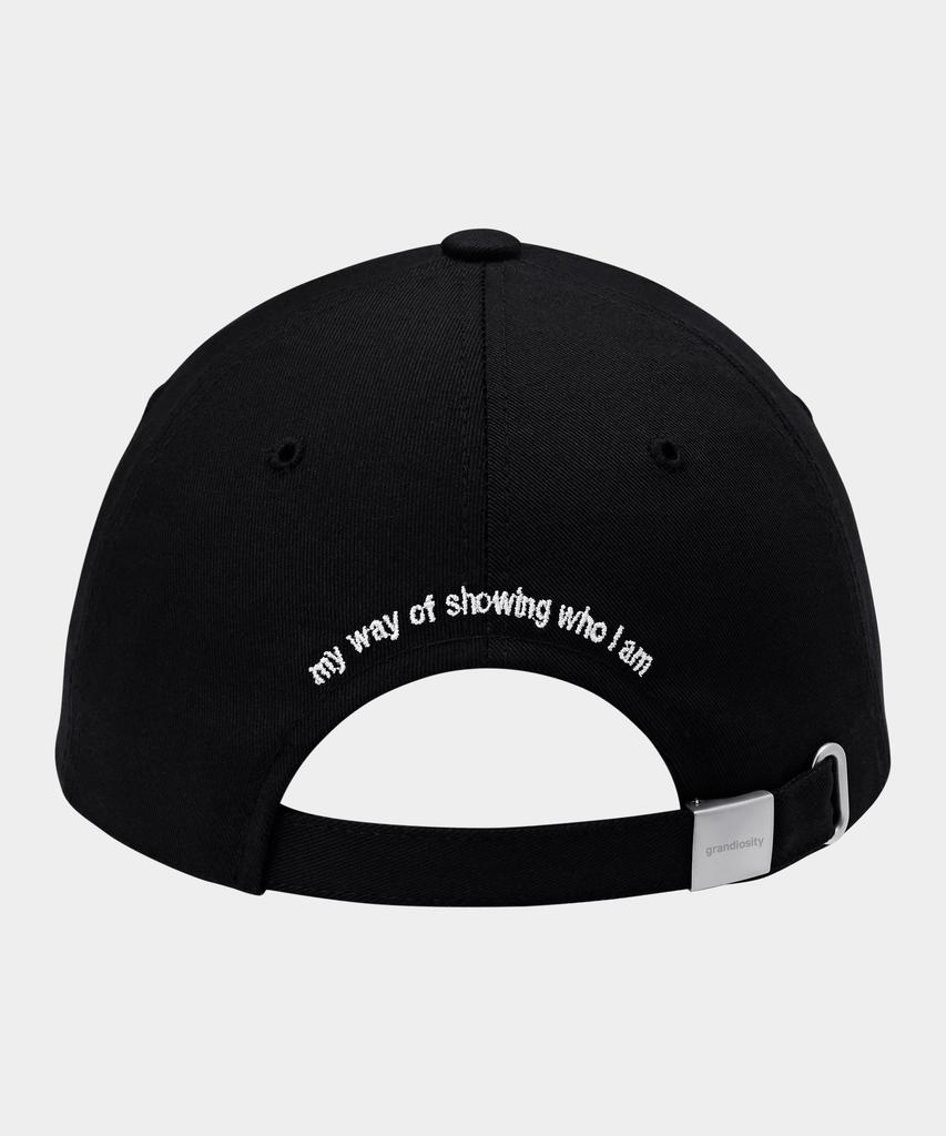 GRANDIOSITY Signature Logo Ball Cap (Black)
