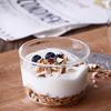 Hitzebeständiges Joghurt-Puddingglas 250ml Joghurt-Puddingbecher Ins-Stil Einfaches Klares Glas Dessertbehälter