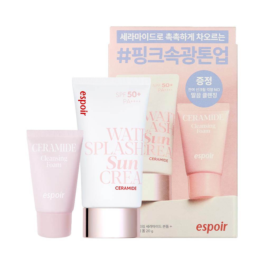

Espoir Water Splash Sunscreen Ceramide 60ml (+ 20ml Cleansing Foam Free) [Planning] 60ml + 20ml cleansing foam