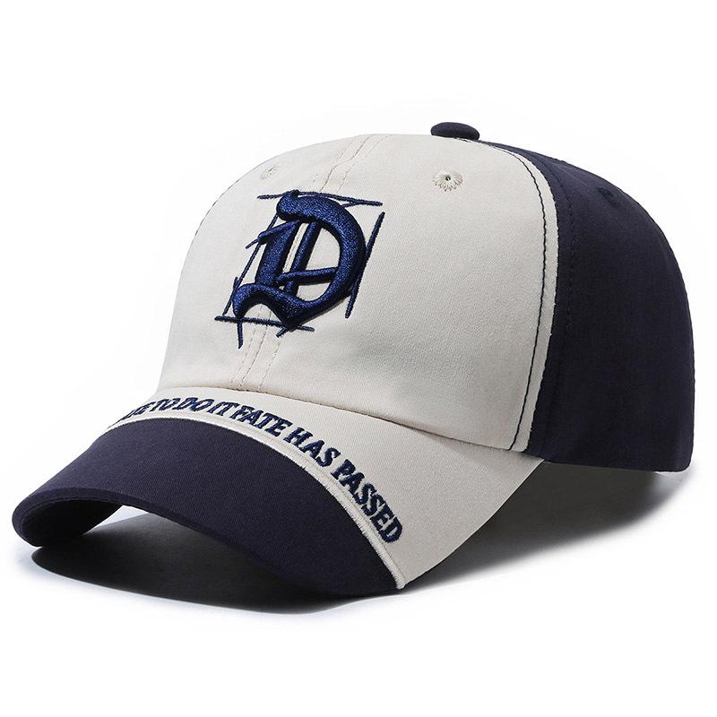 Northwood Bonés de Beisebol Infantis com Letras D para Meninos Meninas Chapéu de Sol Letra Topo Rígido Infantil Protetor Solar Hip Hop