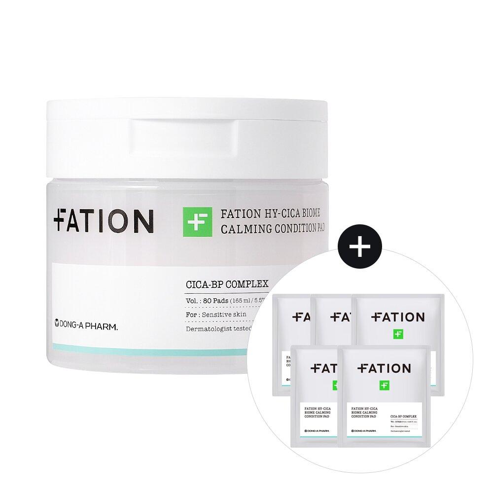 FATION Hy-Cica Biome Calming Condition Pad 80 Pads (+5 Pads)