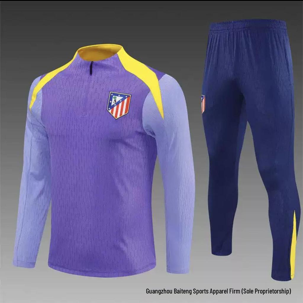 New Real Madrid Vs. Barcelona Adult Match Jersey and Training Suit Set 2526