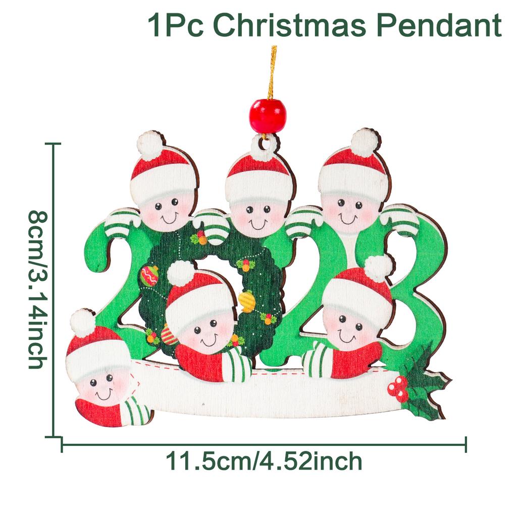 Christmas Pendant DIY Personal Family Christmas Decorations For Home 2025 Navidad Christmas Tree Hanging Ornament New Year 2025