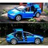 1:32 Modèle X Modèle S Alliage Modèle de Voiture Moulé sous Pression Métal Véhicules Jouets Modèle de Voiture Simulation Son et Lumière Collection Cadeau Enfant