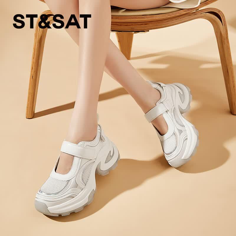 Saturday Women s Breathable Platform Casual Sneakers EU 38