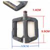 Mountain Bike Double Ball Pedal Bicycle New Imitation Aluminum Alloy Plastic Ball Pedal Riding Equipment 602 Type
