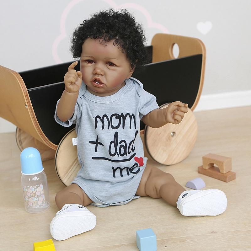 Inch Realistic Reborn Baby Doll Adorable Handmade Newborn Boy Doll For Holidays**