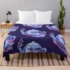 Galaxy Teapot Throw Blanket