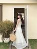 2026 Women's Chic Embroidered Camisole Dress: Sleek Summer Style, Waist-Cinching, Trendy, and Slimming