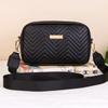 Simple Wave Embossed Shoulder Bag, Fashiable and Versatile Women's Leather Crossbody Bags, Suitable for Commuting and Banquets