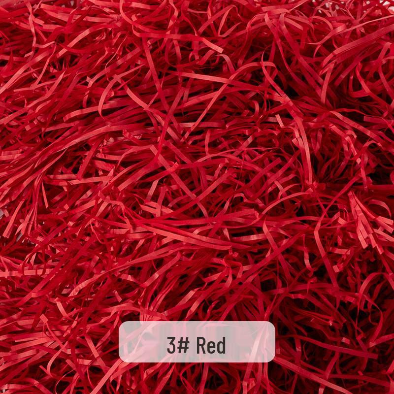 Red & Pink Raffia Grass Gift Box, 20g, Shredded Raffia Paper Strips 31 grams per bag [Individually Packaged]
