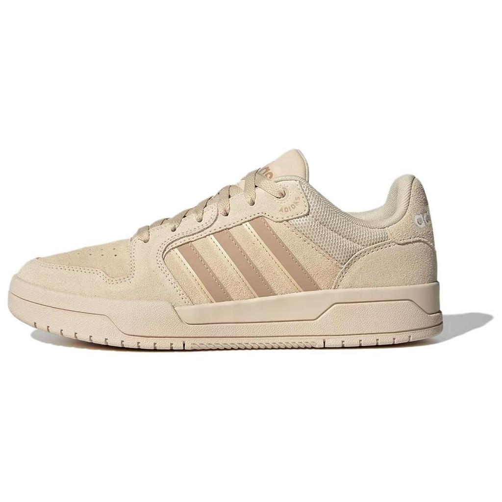 Adidas ENTRAP Abrasion Resistant Low top Skateboard Shoes Unisex Beige Brown KI8455