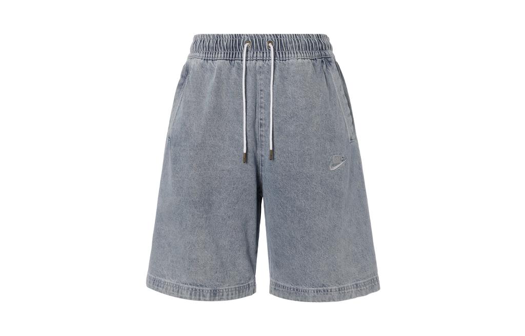 Nike Pantaloncini di jeans Alumni da uomo Blu Armeria Chiaro HQ1470-410