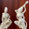 Home Decoration Accessories Ivory Fruit Wood Carving Dunhuang Flying Beauty Ornament Chinese Classical Living Room Decorations