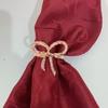 6 Pieces Zinc Alloy Bow Knot Napkin Rings Sturdy Elegant Napkin Buckle Decorative Multi-functional Metal Napkin Holder