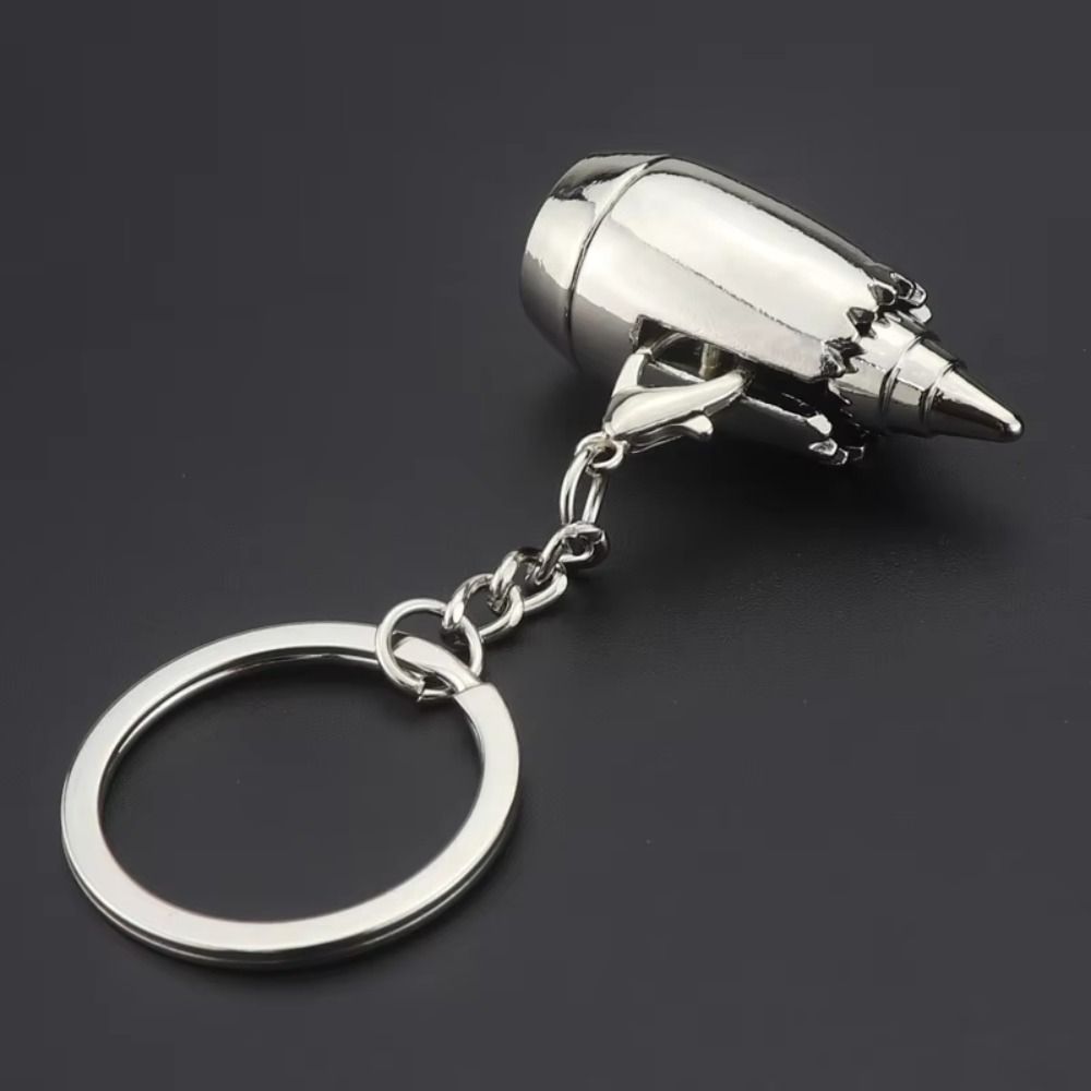 Cellphone Charm Aircraft Engine Key Chain Bag Decorative Mini Jet Engine Aviation Academy