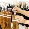 1/3/5/10pcs Stainless Steel Clothespins with Hook Laundry Organizer Portable Hanging Clip Closet Hanger Efficient Clothes Management