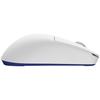 ROYAL KLUDGE M30 White Blue Gaming Mouse PAW 33111K
