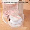 Makeup Brush Holder With Lid Clear Rotating Cosmetic Tool Organizer For Vanity