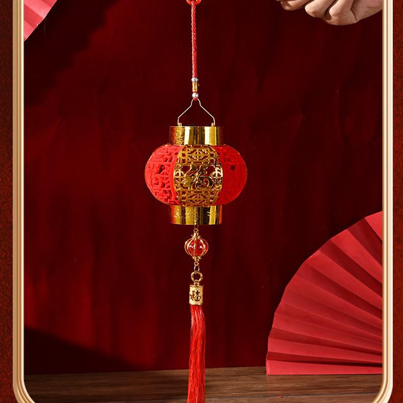 

Flocked Luminous Handheld Lantern for Kids - New Year s Mid-Autumn Festival Decoration