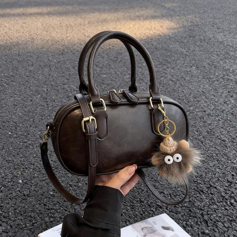 Hand-held Small Square Bag, Fashionable Shoulder Bag, Simple Business Crossbody Bag