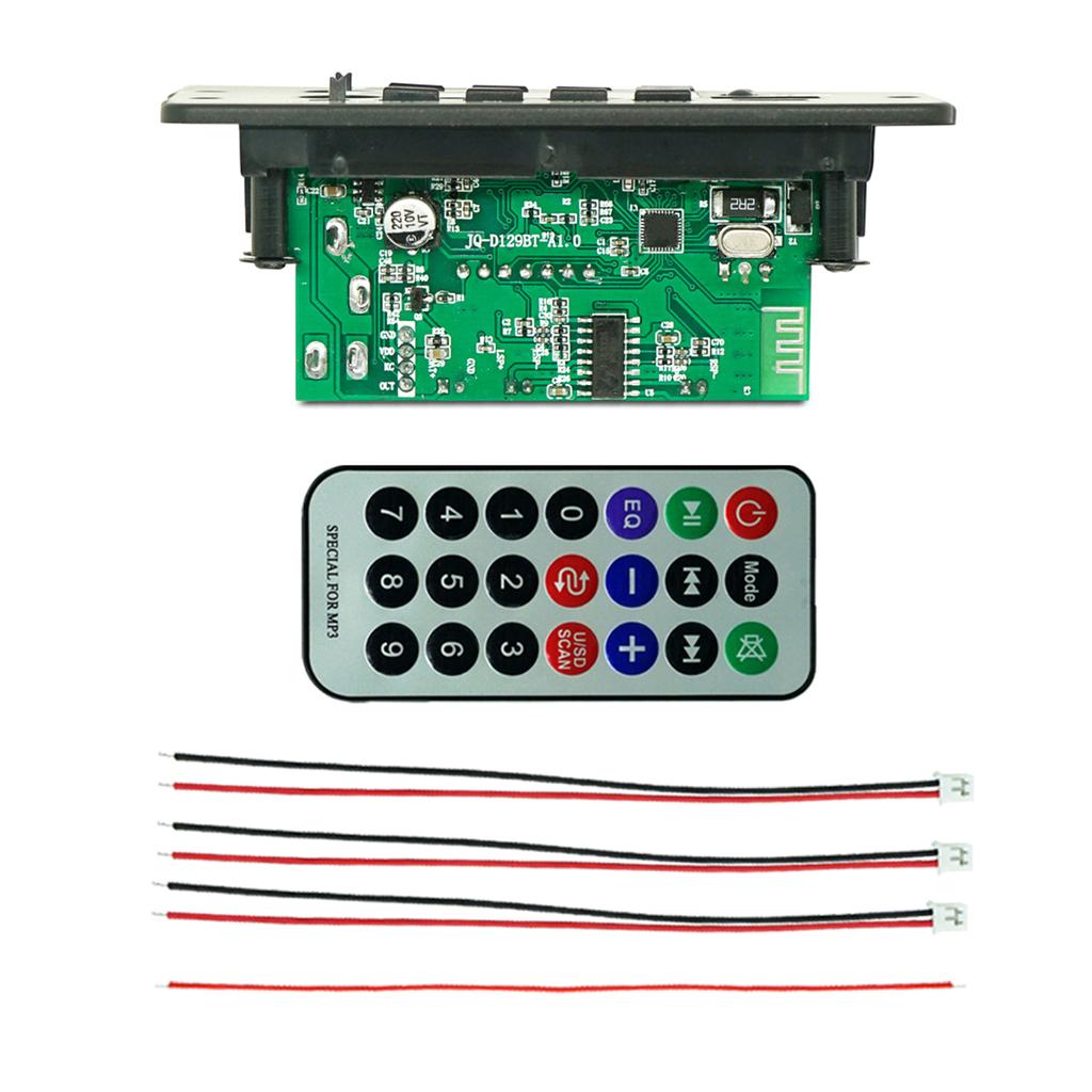 Car MP3 Player USB Recording Module MP3 Decoders Board Wireless Bluetooth-compatible Decoding Module LED Display