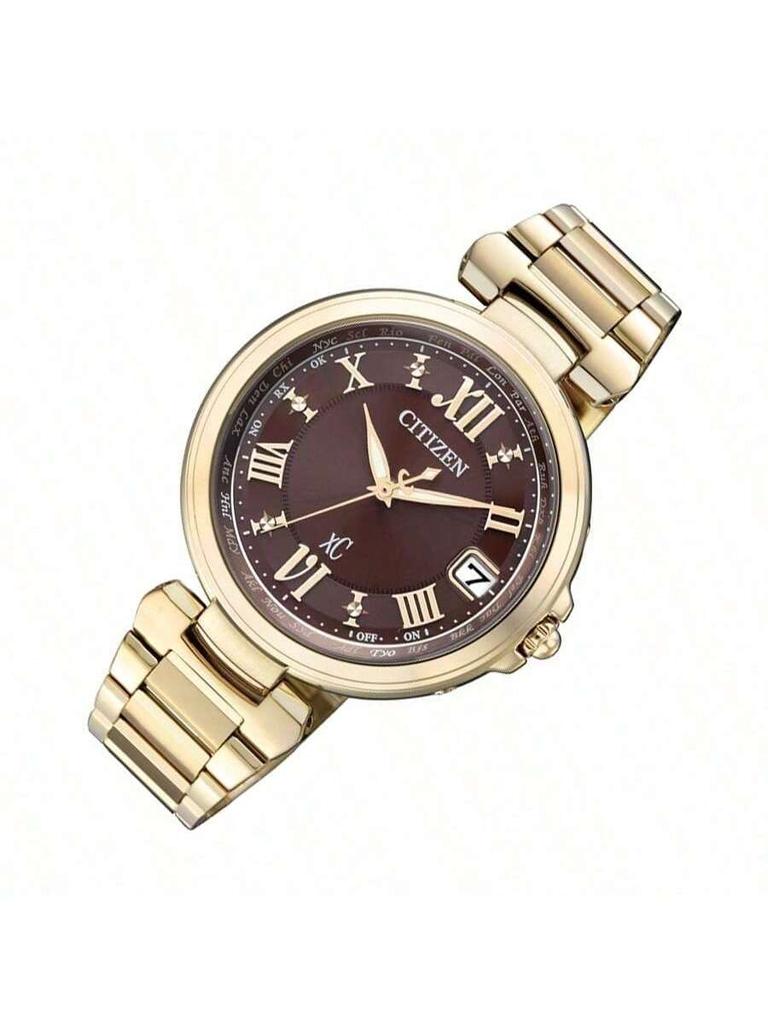 Citizen XC Series Watch, EC2002-50W Stainless Steel with Rose Gold Plating