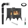 Cast Iron Wood Burning Stove KRATKI K9 ECO Ø 130 8 kW