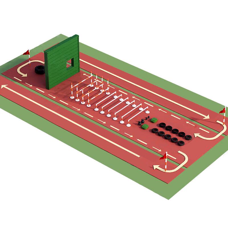 Outdoor 400M Combined Obstacle Course Component
