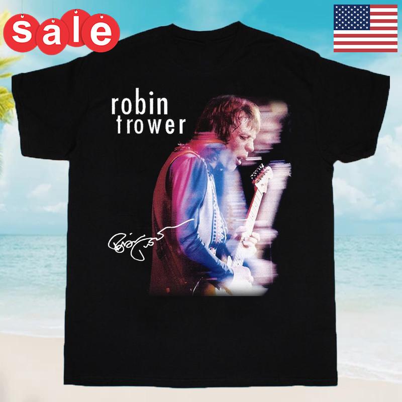 Robin Trower Live In Concert Short Sleeve Unisex TShirt Full Size Unisex T-Shirt S