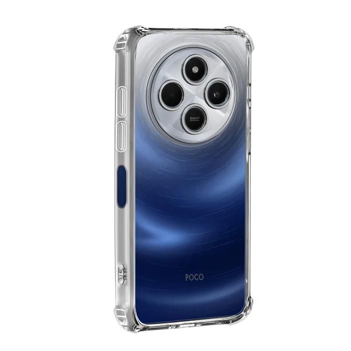 Carcasă pentru Xiaomi Poco C75 - Phonillico® - Antișoc - Silicon Flexibil - Transparentă - Mixtă