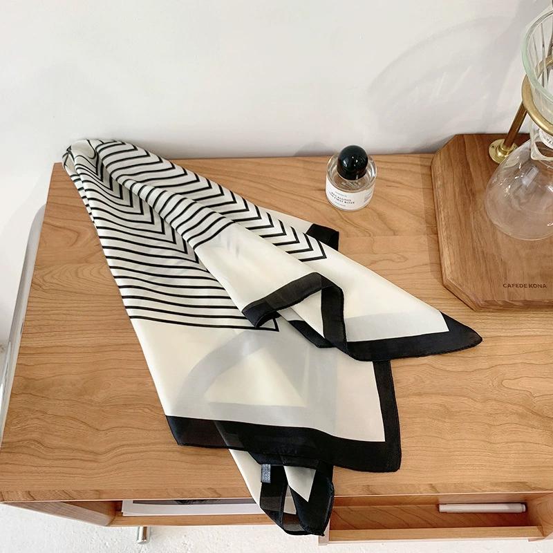 Neuer Luxus Schmaler Kurzer Twill Seidenschal Für Damenkleidung Halstücher Haarband Seidenband Kleiner Taschengriff Schal Damen Krawatte