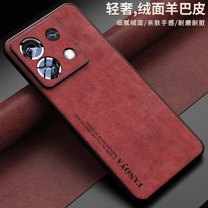 Case For POCO M6 Pro 4G Case Luxury Leather Back Cover For Xiaomi POCO M6Pro Redmi Note 13Pro Silicone Protection Shell Bumper