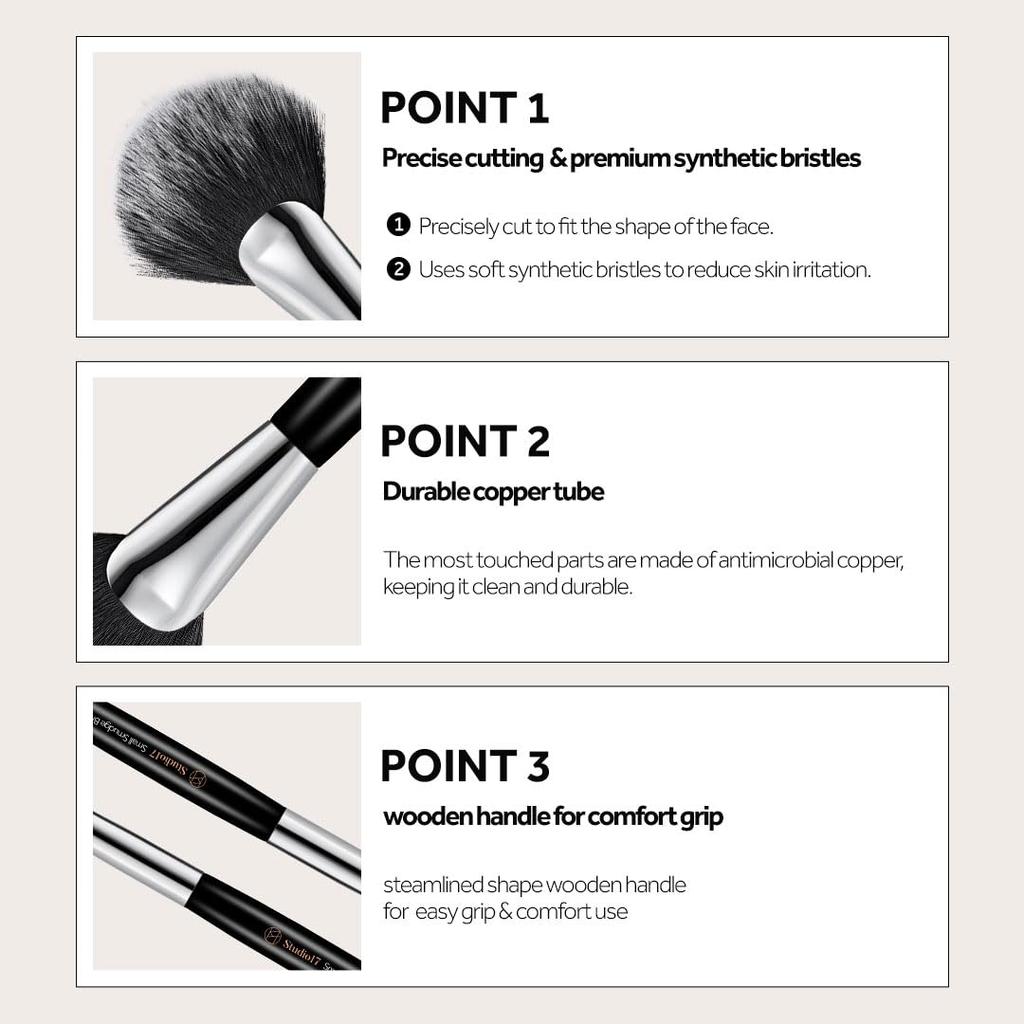 Eye makeup brush set Eyeshadow brush Eyeshadow brush Eye makeup Brush set Present Gift Korean cosmetics Oryang Olive Young [studio17] (5-piece set)