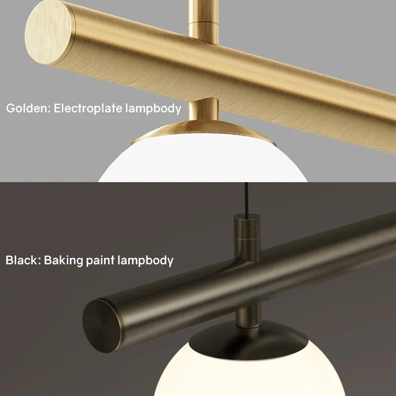 Simple Modern Minimalist Living Room Chandelier Linear Restaurant Pendant Light  Creative Shop Hanging Lamp for Home LED