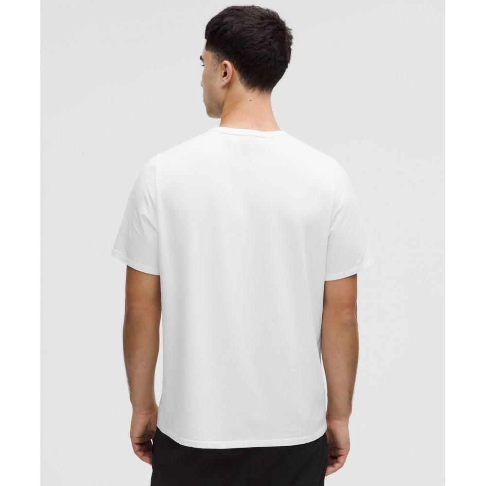 Lululemon Organic CoTTon Classic FiT T shirT whiTe