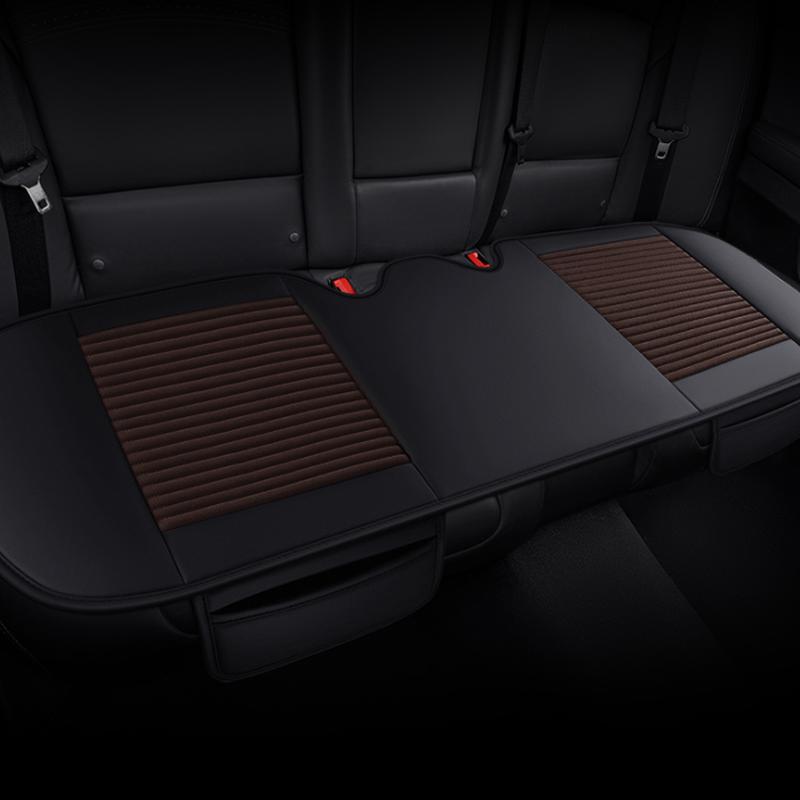 Pu Genuine Leather Auto Seat Case Universal Vehicle Seat Cushion Anti Slip Chair Protector Mat Waterproof Sweatproof Surface