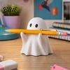 Contenitore Porta Cancelleria Ufficio Figurine Fantasma Dito Medio di Halloween Portapenne Gesto Spettrale Resina Organizer per Cancelleria Supporto Ornamenti Carini,
