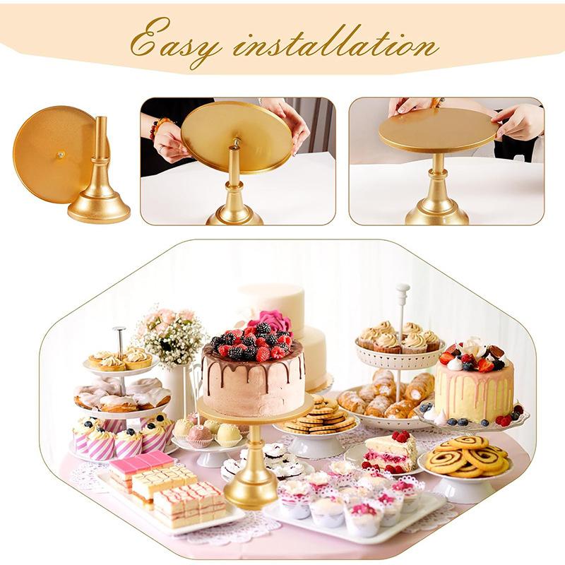 NEW Cake Stand Home Party Dessert Table Display Rack Dessert Cake Tray Cold Meal Tea Break Table Afternoon Tea Center Rack Metal